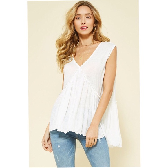 ✨Available✨Loose Burnout Lightweight Top - Picture 3 of 5